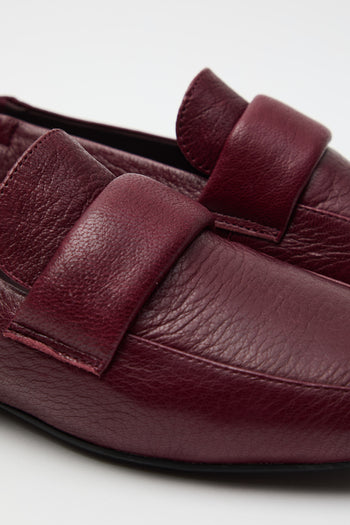 Massimo Santini Mocassino Bordeaux Donna - 3