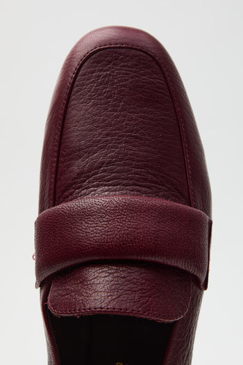 Massimo Santini Mocassino Bordeaux Donna - 4