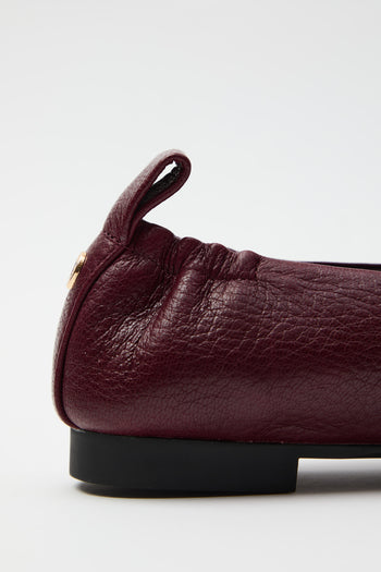 Massimo Santini Mocassino Bordeaux Donna - 5