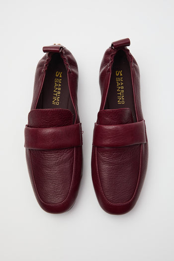 Massimo Santini Mocassino Bordeaux Donna - 6