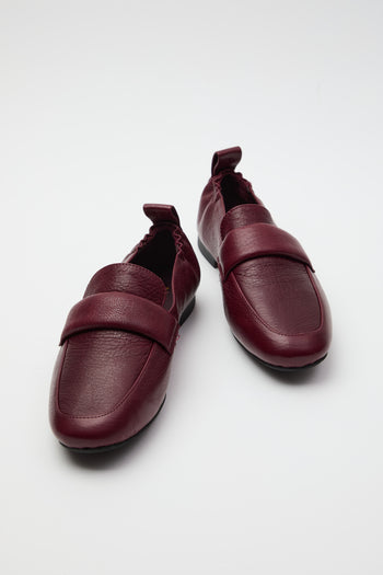 Massimo Santini Mocassino Bordeaux Donna - 7