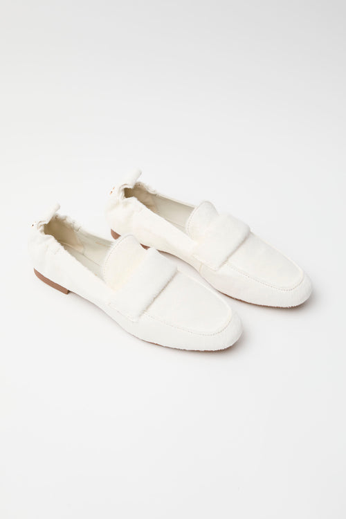 Massimo Santini Mocassino Off White Donna - 2