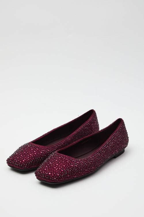 Massimo Santini Ballerina Bordeaux Donna - 2