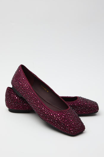 Massimo Santini Ballerina Bordeaux Donna - 3