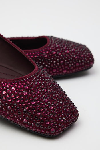 Massimo Santini Ballerina Bordeaux Donna - 4