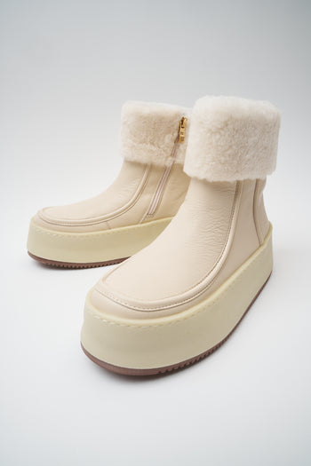 Massimo Santini Stivaletto Off White Donna - 6