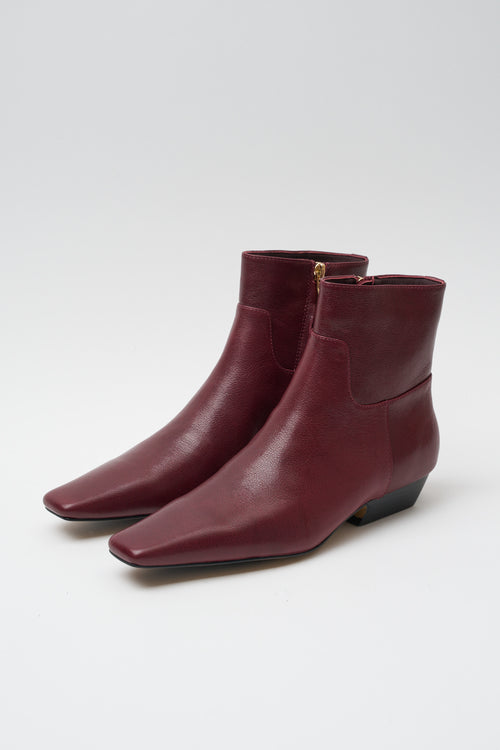 Massimo Santini Stivaletto Bordeaux Donna - 2