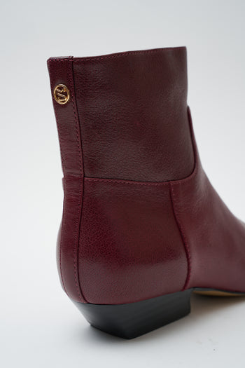 Massimo Santini Stivaletto Bordeaux Donna - 4
