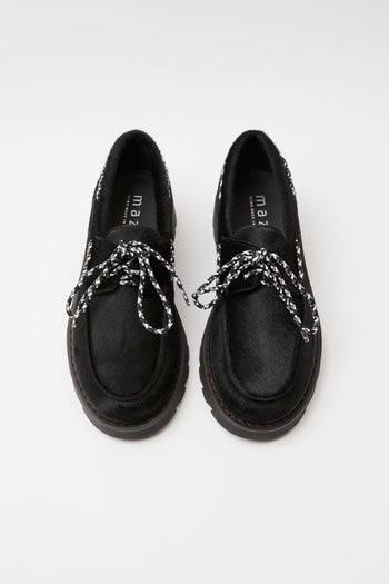 Maze Stringata Nero Donna - 3