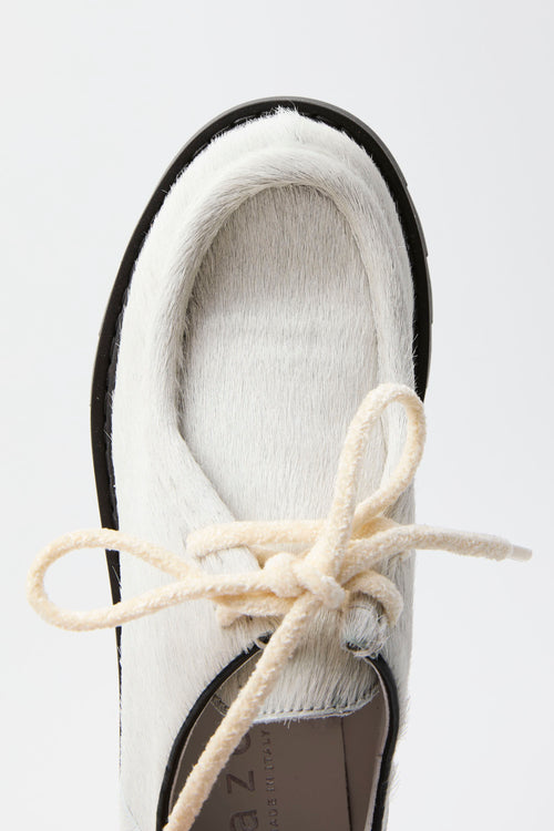 Maze Stringata Bianco Donna - 2