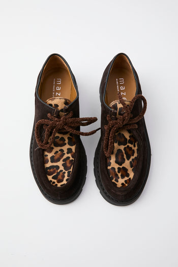 Maze Stringata Dark Brown Donna - 3