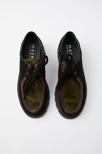 Maze Stringata Nero Donna - 3