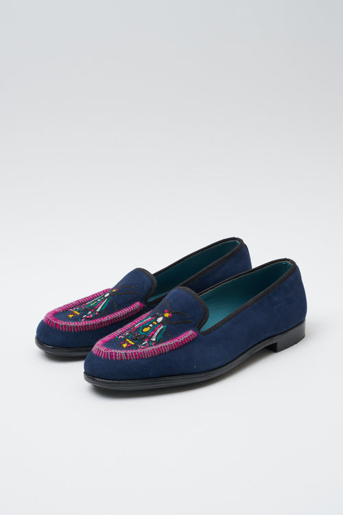 Meher Kakalia Mocassino Navy Donna - 2