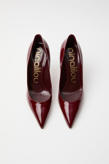 Ninalilou Décolleté Bordeaux Donna - 3