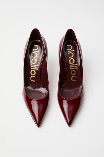 Ninalilou Décolleté Bordeaux Donna - 3