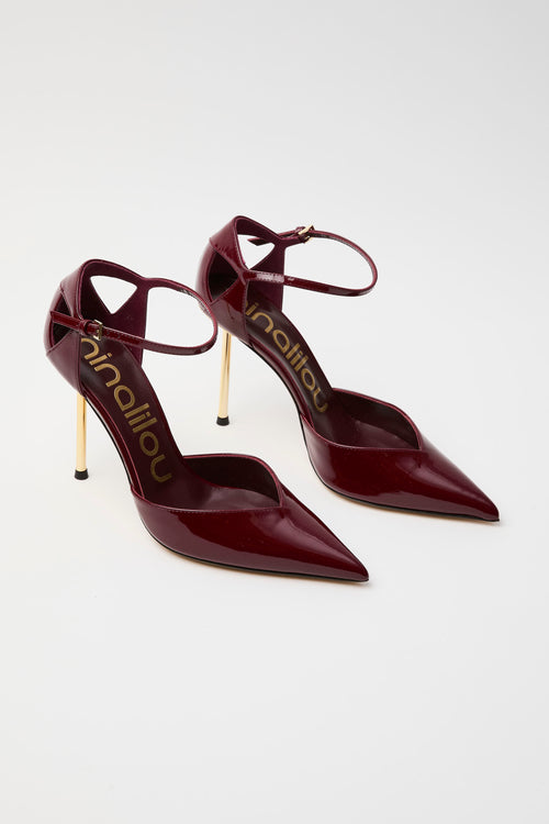 Ninalilou Décolleté Bordeaux Donna - 2