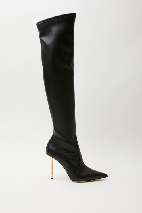 Ninalilou Stivale Nero Donna