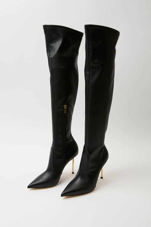 Ninalilou Stivale Nero Donna - 2