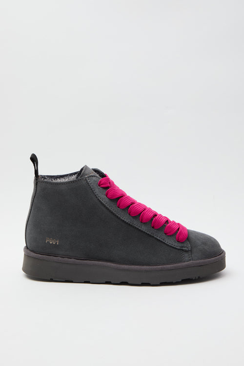 Panchic Polacchino Anthracite/fuchsia Donna