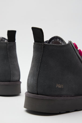 Panchic Polacchino Anthracite/fuchsia Donna - 3