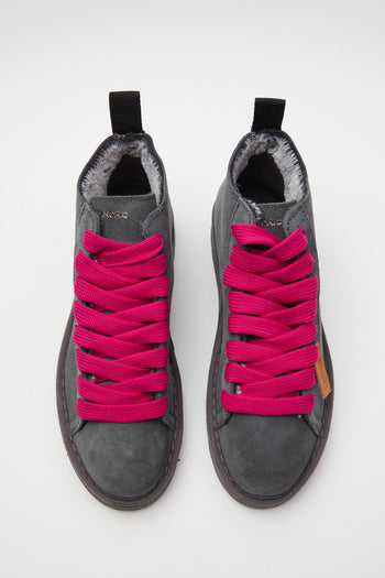 Panchic Polacchino Anthracite/fuchsia Donna - 6
