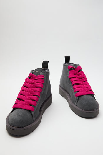 Panchic Polacchino Anthracite/fuchsia Donna - 7