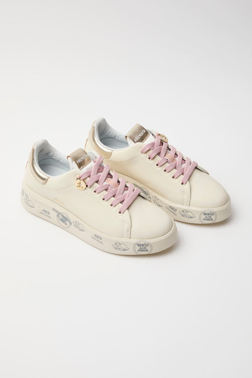 Premiata Sneaker Biege Donna - 2