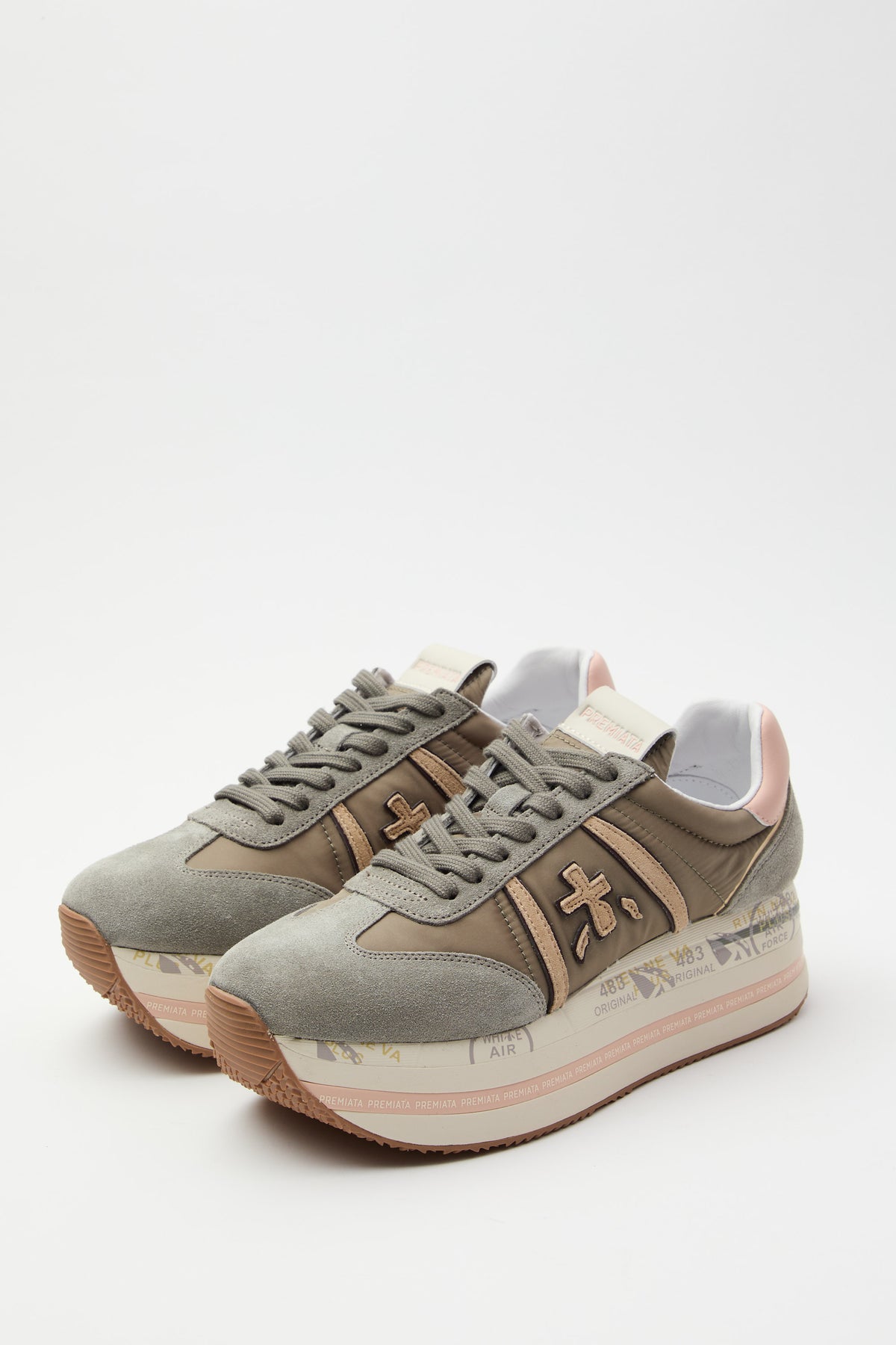 Sneaker Military Green Donna — 2