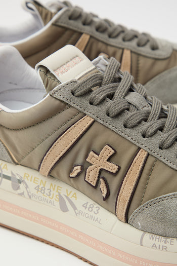 Premiata Sneaker Military Green Donna - 4