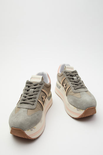 Premiata Sneaker Military Green Donna - 8