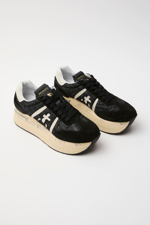 Premiata Sneaker Black Donna - 2