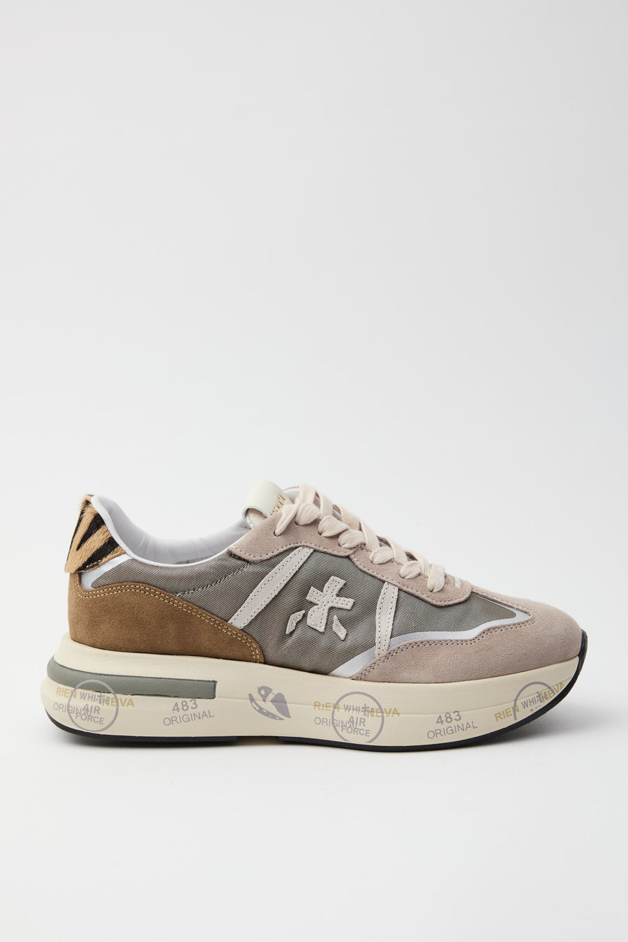 Premiata Sneaker Taupe/brown Donna