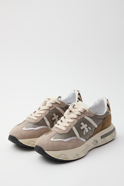 Premiata Sneaker Taupe/brown Donna - 2