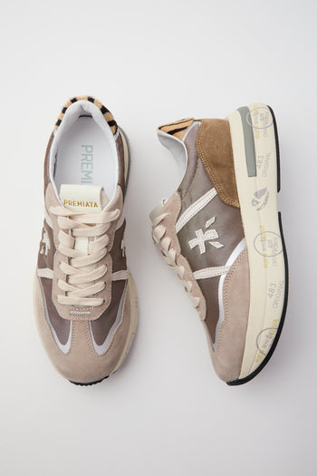 Premiata Sneaker Taupe/brown Donna - 5