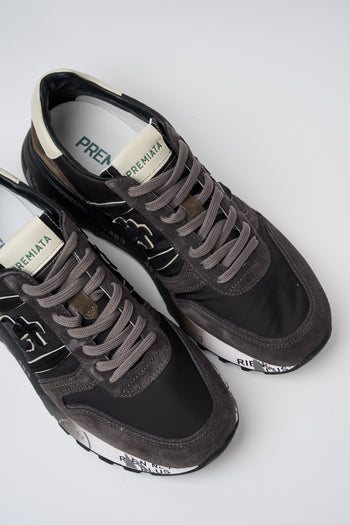 Premiata Sneaker Nero+grigio Uomo - 3