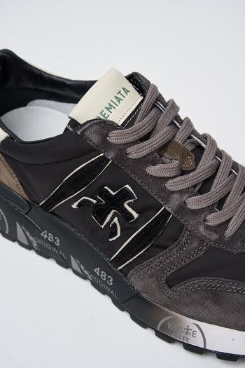 Premiata Sneaker Nero+grigio Uomo - 4