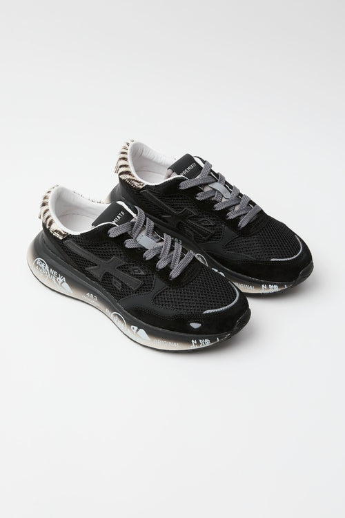 Premiata Sneaker Black Donna - 2