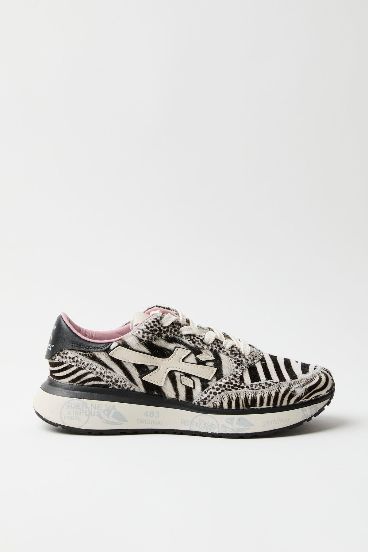 Sneaker White/black Donna — 1