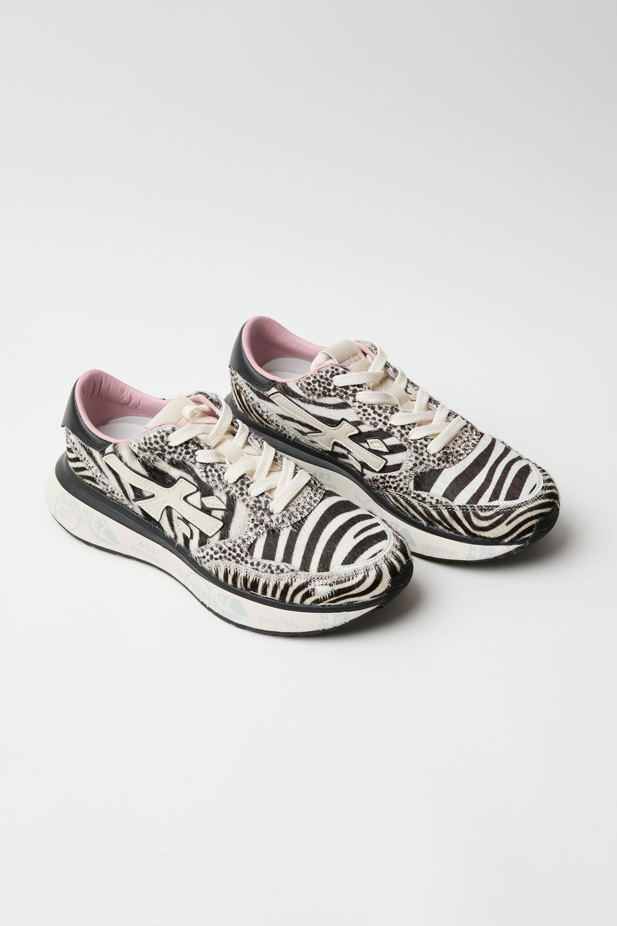 Sneaker White/black Donna — 2