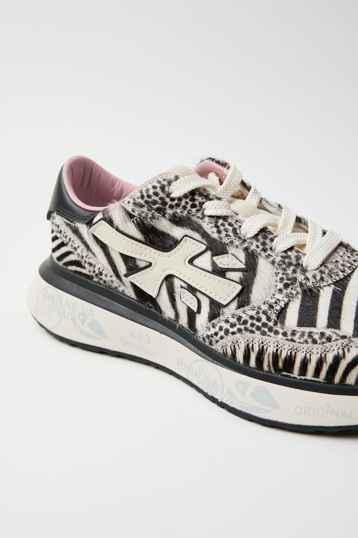 Sneaker White/black Donna — 4