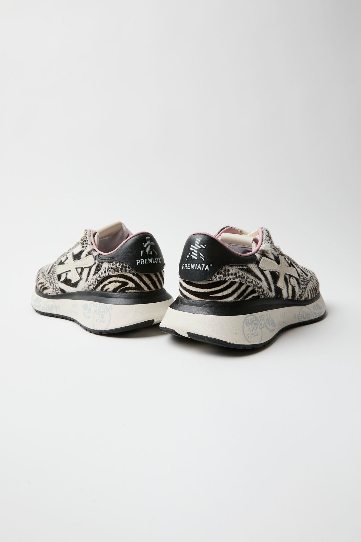 Sneaker White/black Donna — 6