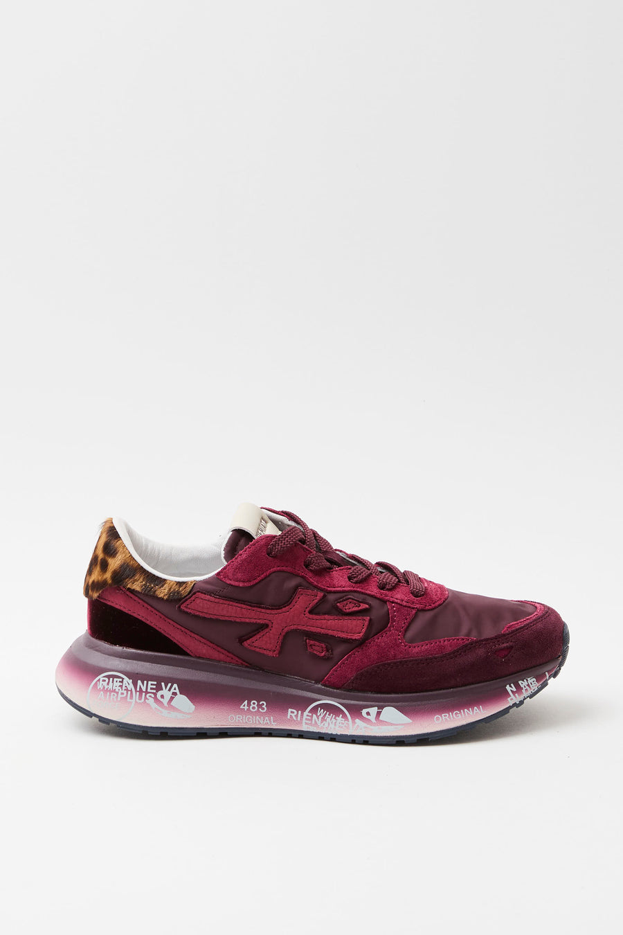 Premiata Sneaker Burgundy Donna