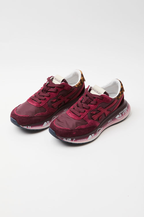 Premiata Sneaker Burgundy Donna - 2