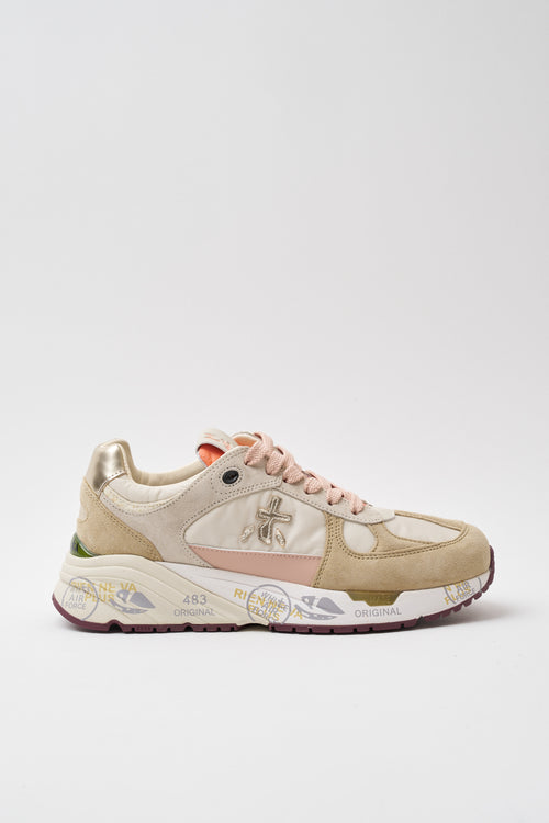 Premiata Sneaker Beige/rosa Donna