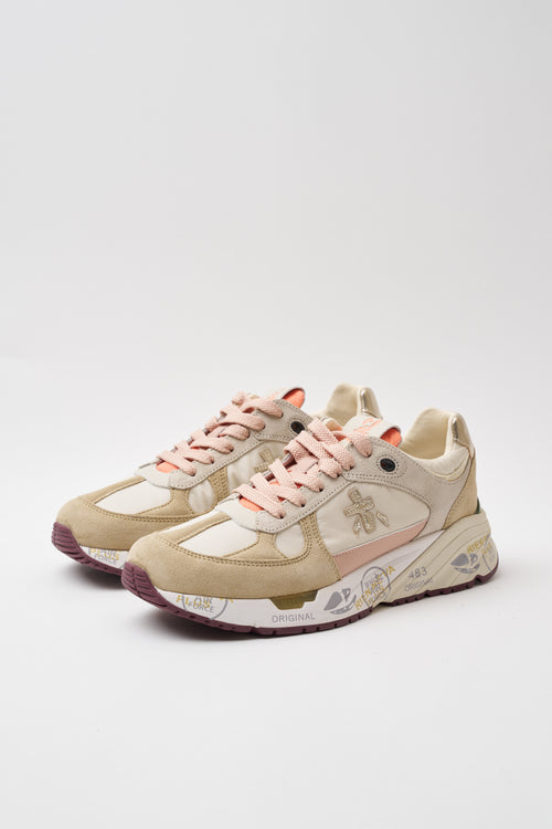 Premiata Sneaker Beige/rosa Donna - 2