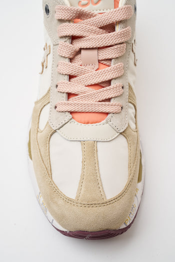 Premiata Sneaker Beige/rosa Donna - 3
