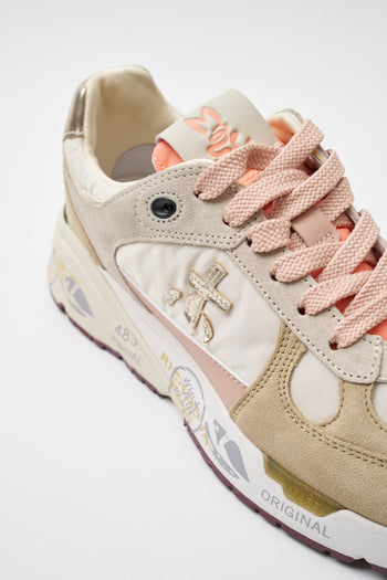 Premiata Sneaker Beige/rosa Donna - 4