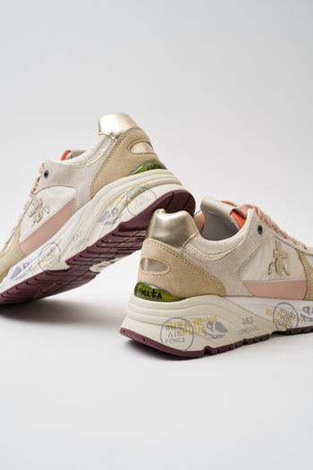 Premiata Sneaker Beige/rosa Donna - 5