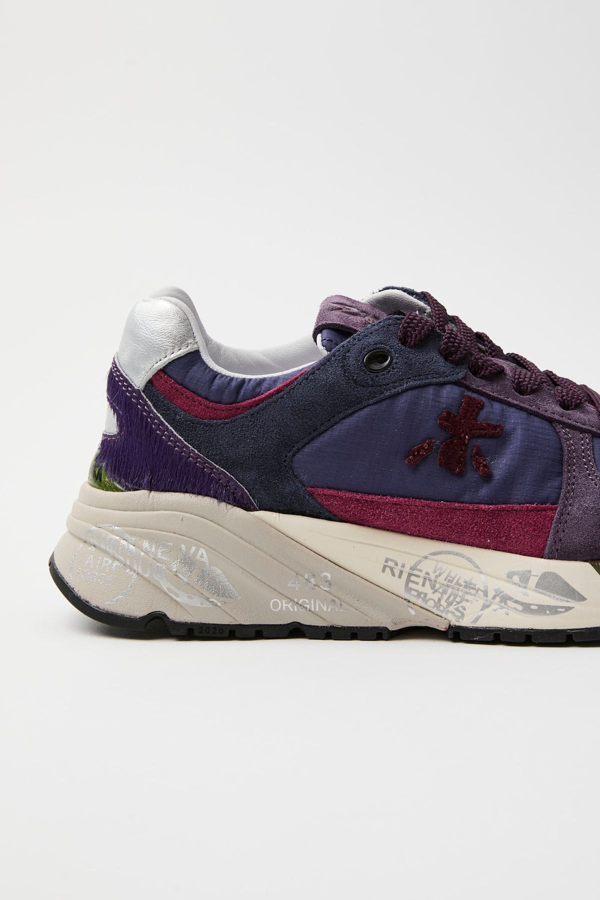Sneaker Burgundy/purple/red Donna — 5