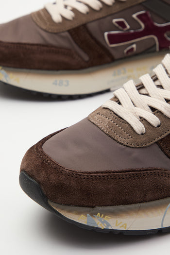 Premiata Sneaker Brown/red Uomo - 4